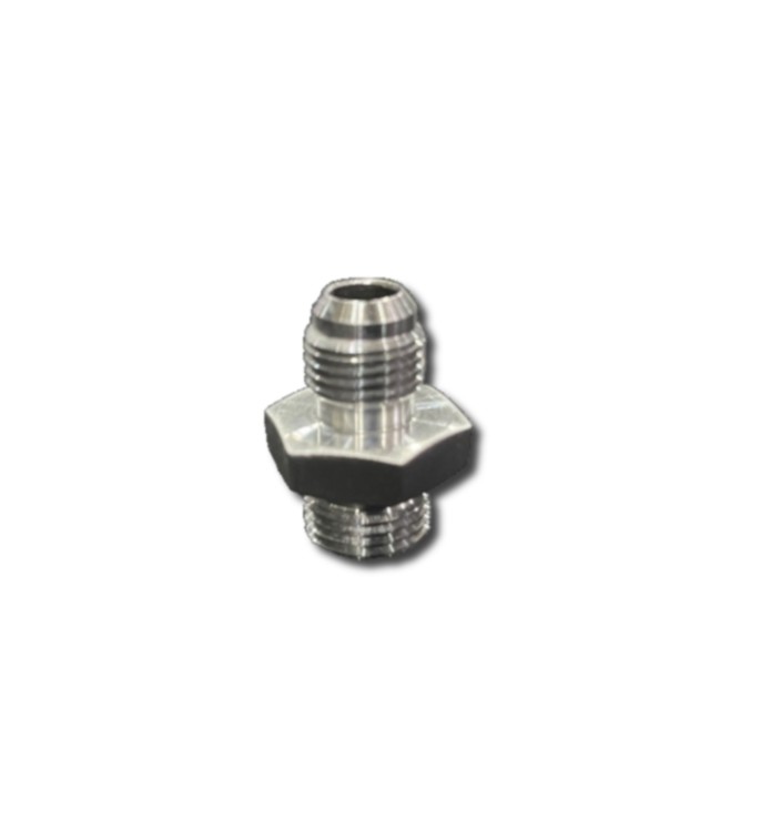 AN6 to M16 Fuel Rail Fitting Adapter