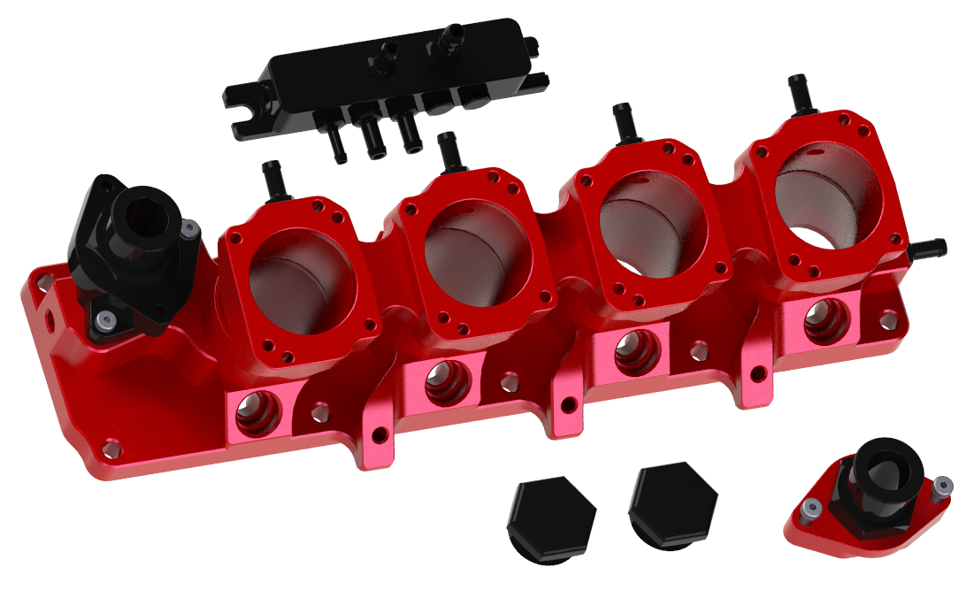 Honda S2000 AP1 AP2 ITB Adapter Blacktop Silvertop Conversion