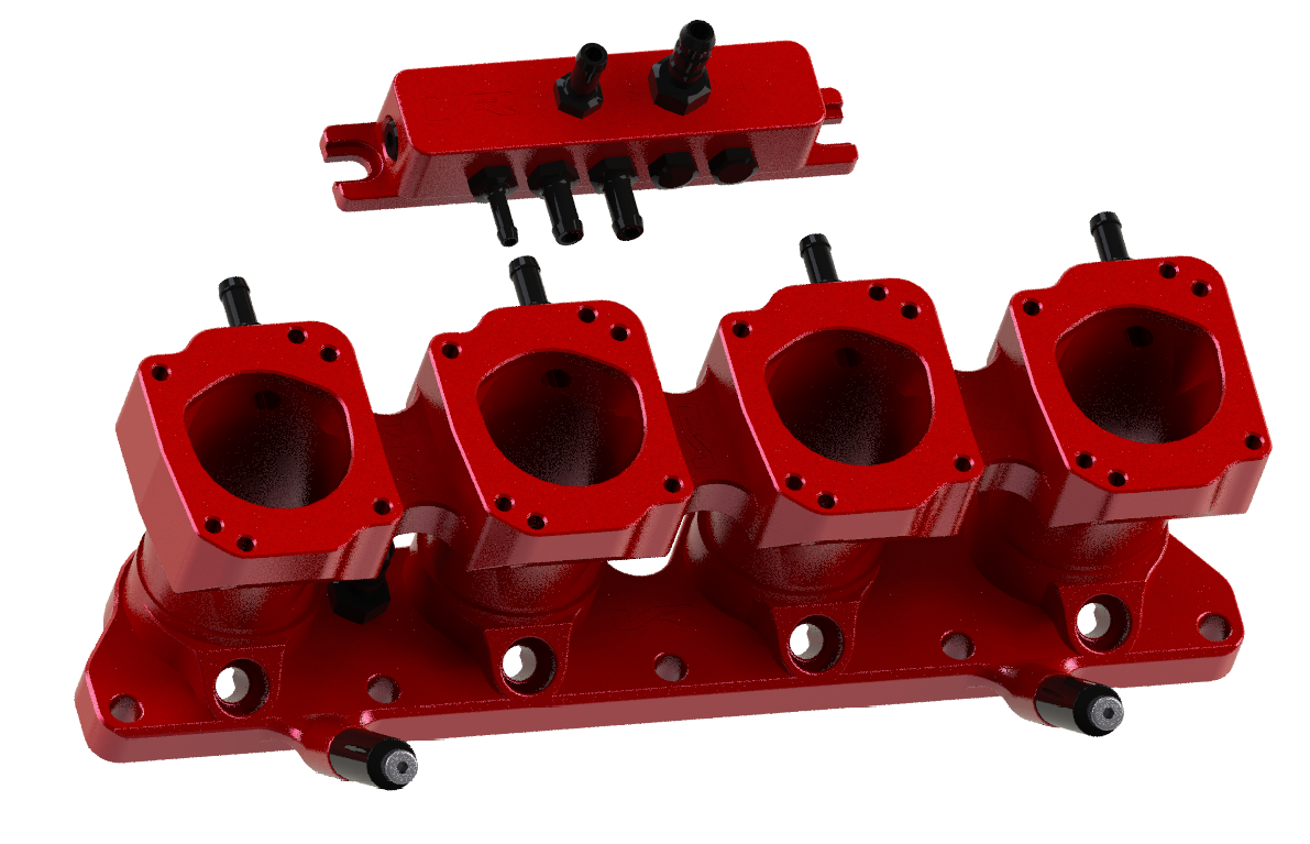 Mazda MX5 NA NB 1.6L ITB Adapter Blacktop Silvertop Conversion