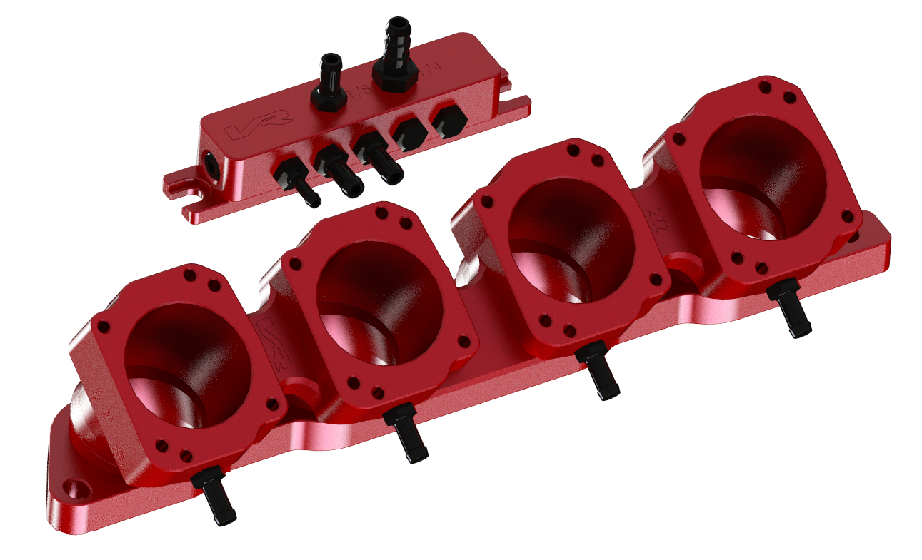 Toyota 2ZZ-GE ITB Adapter Blacktop Silvertop Conversion