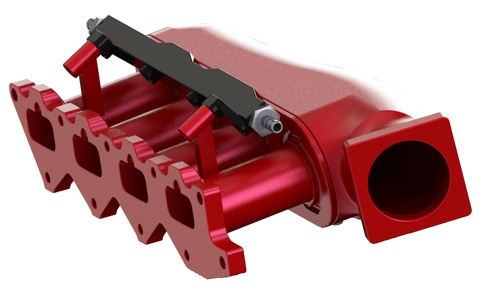 MITSUBISHI 4G63 EVO 4-9 SBIM ISOMETRIC RED
