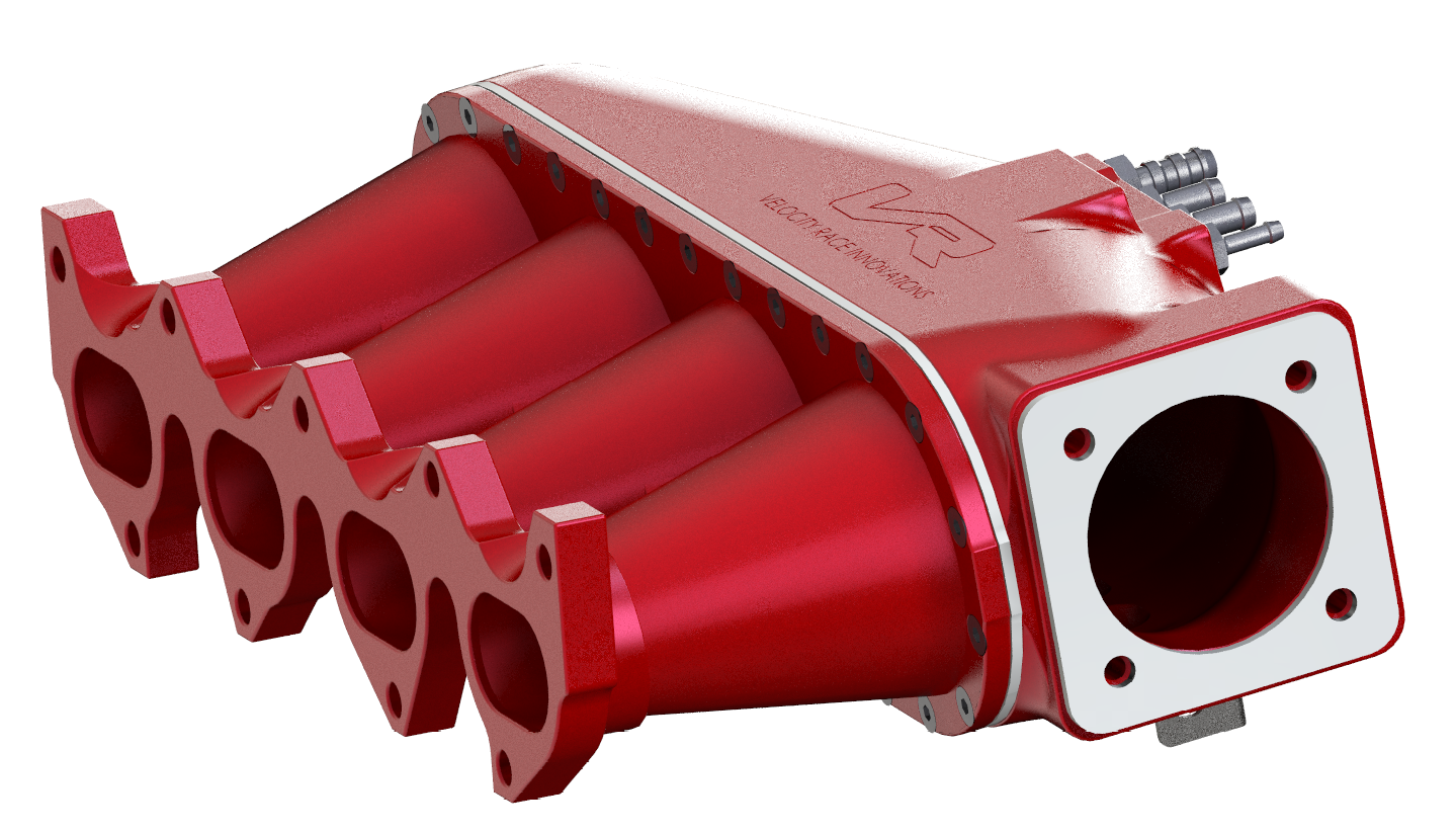 TOYOTA 4AGE 16V SMALLPORT FWD ISOMETRIC RED
